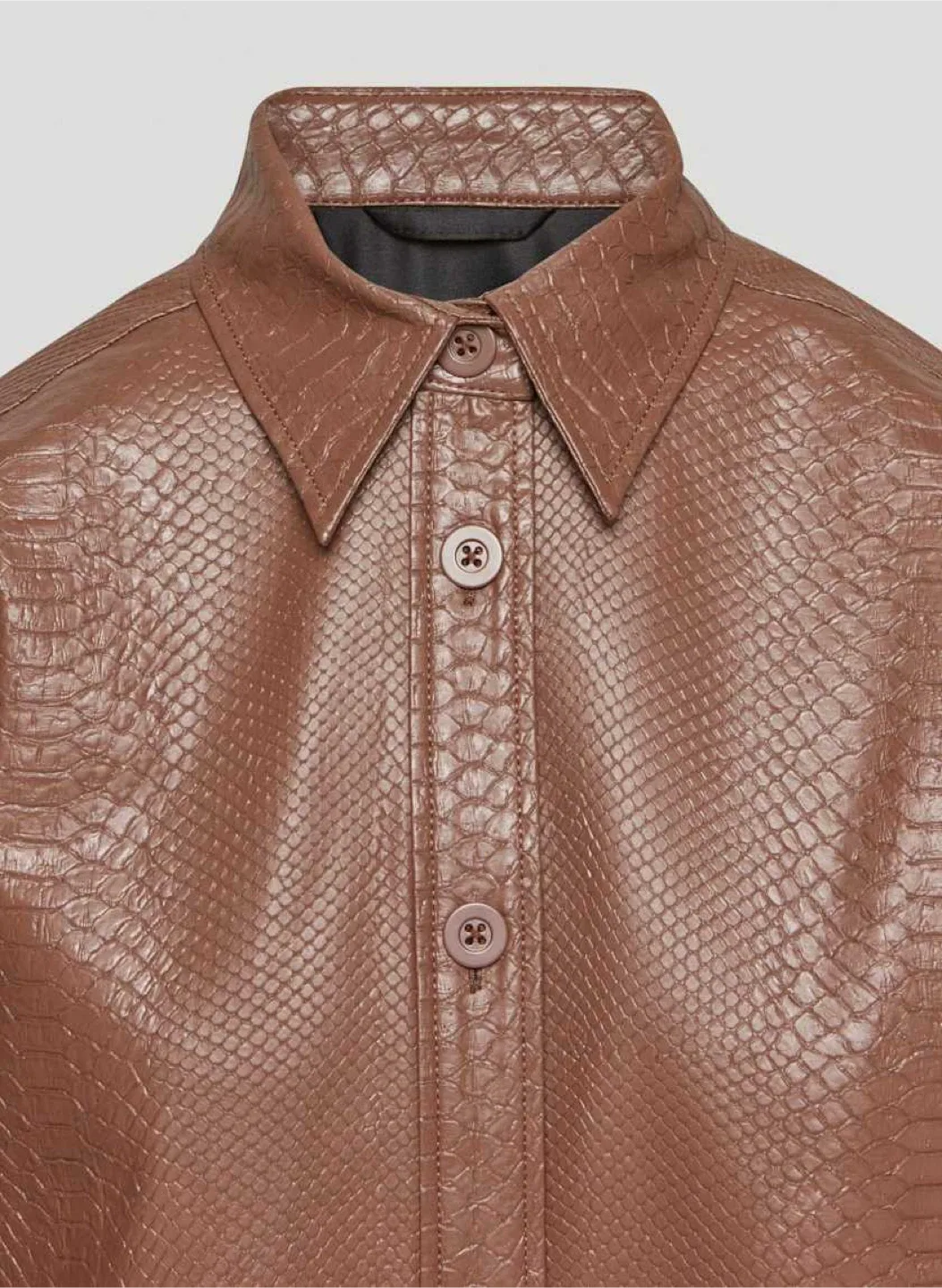 Aritzia Babaton Pelli Shirt Jacket | Pinecone Brown image indicator(3)