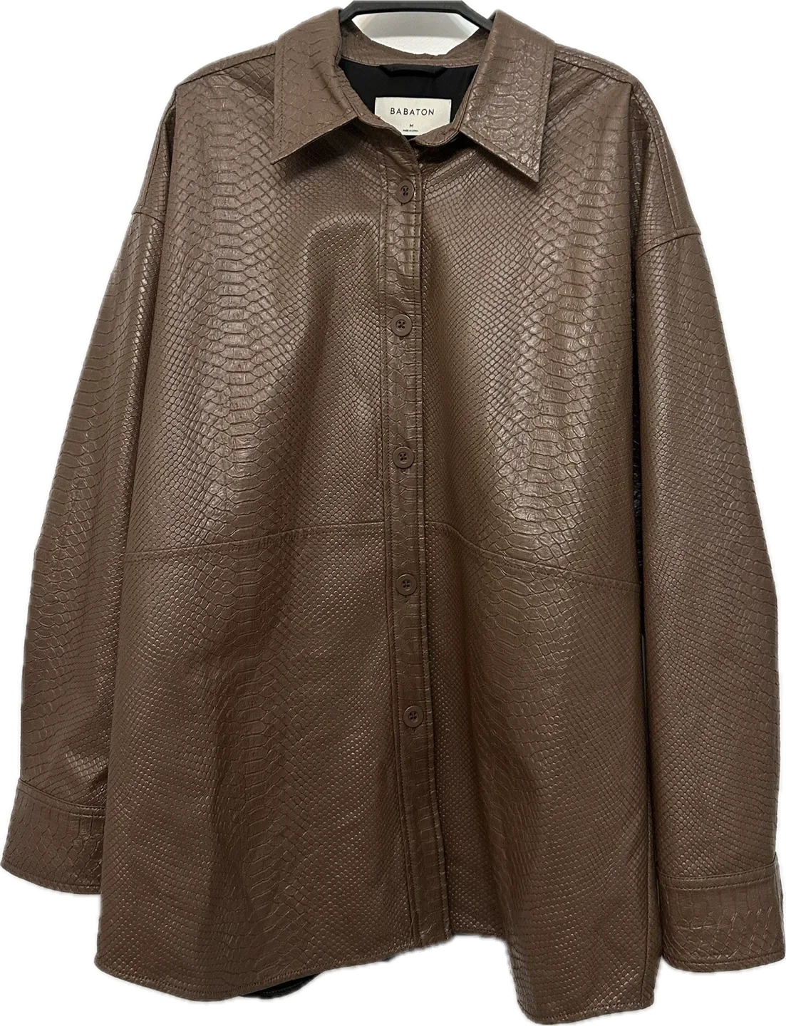 Aritzia Babaton Pelli Shirt Jacket | Pinecone Brown image indicator(6)