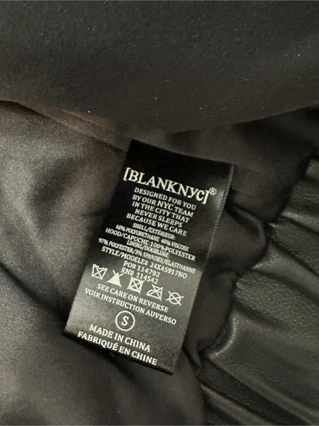 BlankNYC Faux Leather Jacket | Black image indicator(9)