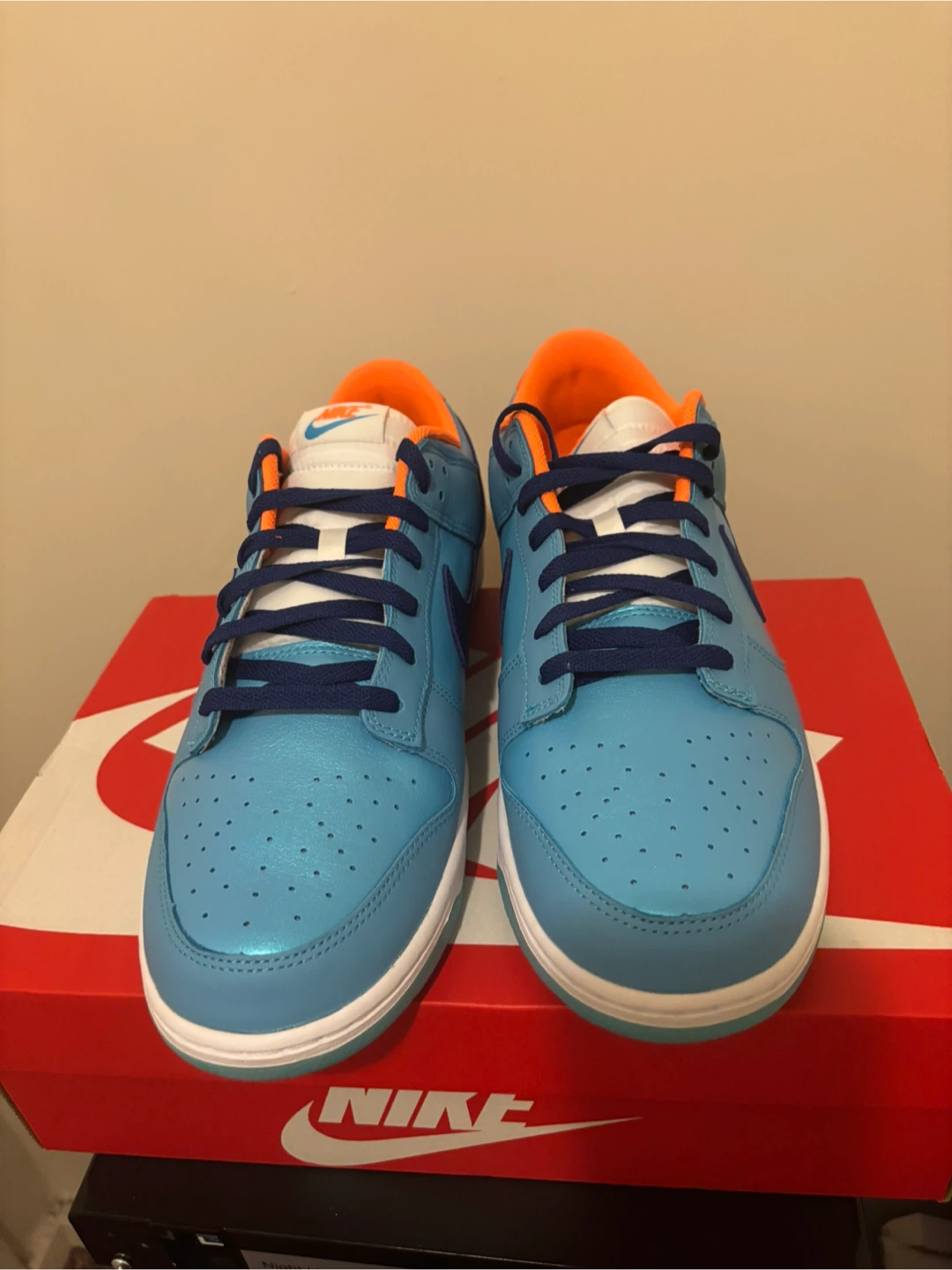 Nike Dunk Low Hyper Cobalt/Orange Size 13 - photo 2