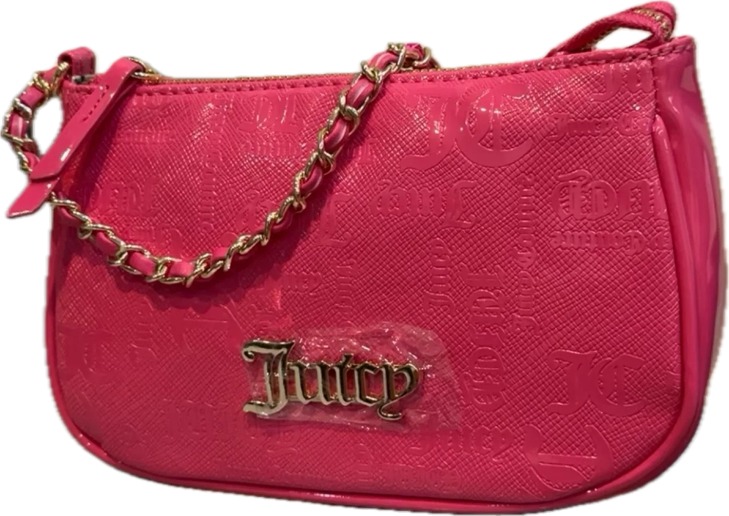 Juicy Couture Faux Patent Leather Convertible Wristlet thumbnail