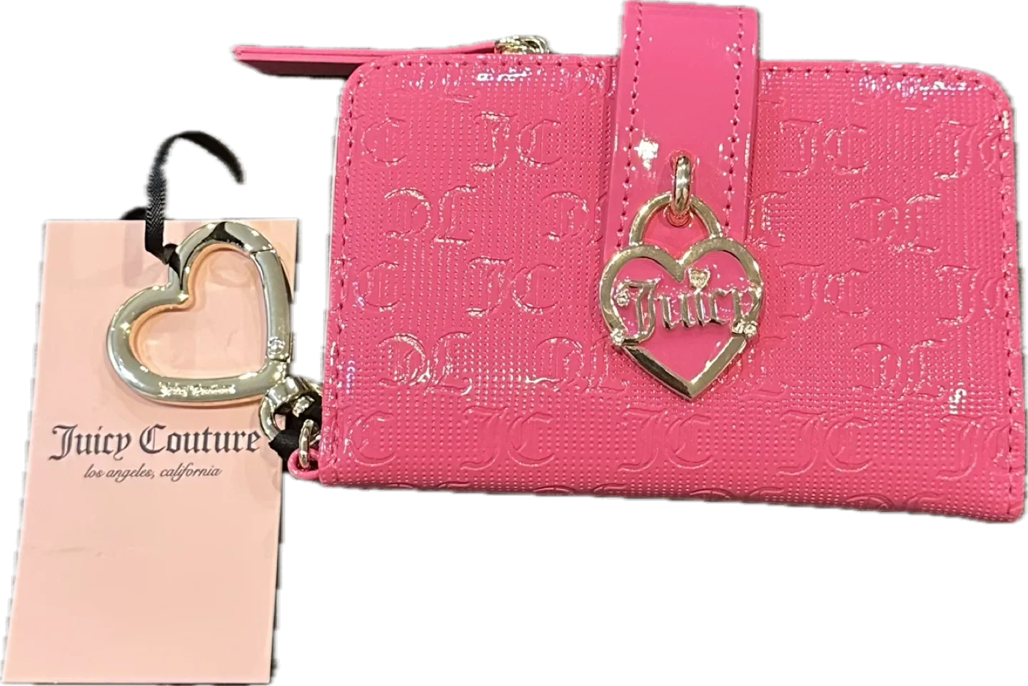Juicy Couture Tab Card Case Wallet With Keyring image indicator(4)