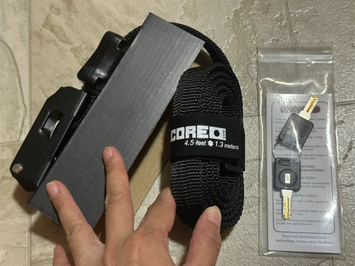 Steelcore Security Strap - 4.5 ft Locking Strap image indicator(4)