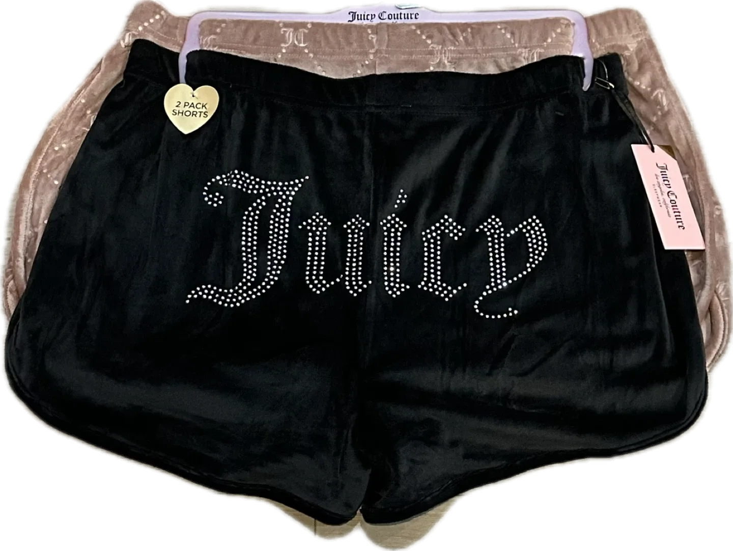 Juicy Couture Velvet Fleece Pajama Shorts | 2 Piece image indicator(6)