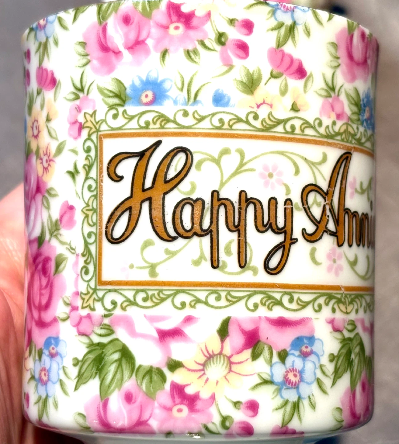 Happy Anniversary Porcelain Mugs - photo 2