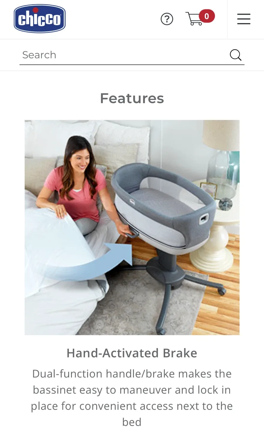 Chicco Bassinet - Adjustable Height image indicator(5)