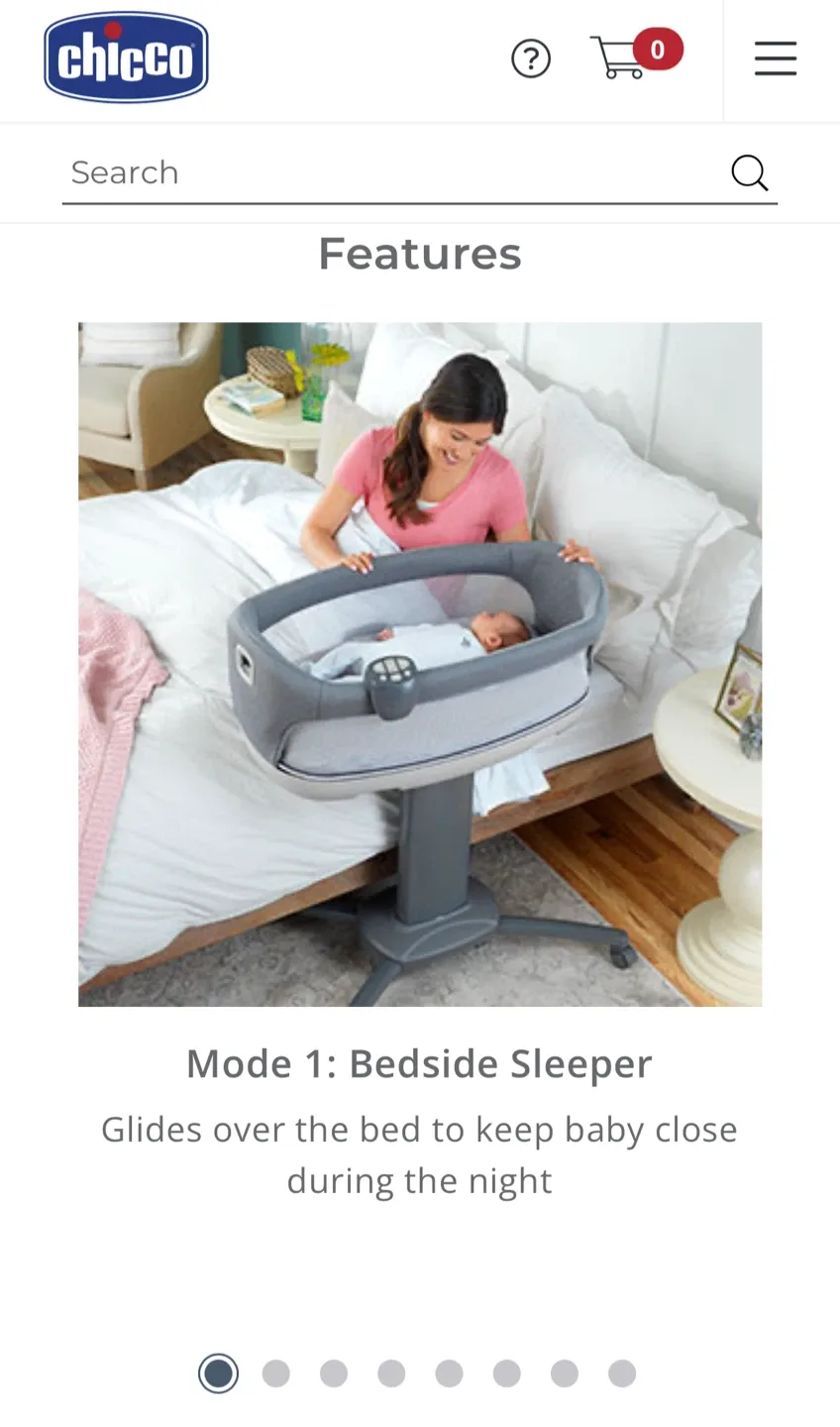 Chicco Bassinet - Adjustable Height image indicator(7)