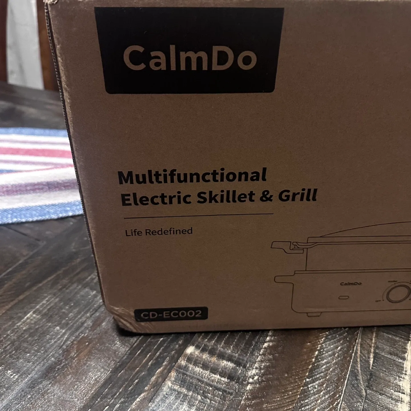 CalmDo Multifunctional Electric Skillet & Grill - New in Box! image indicator(2)