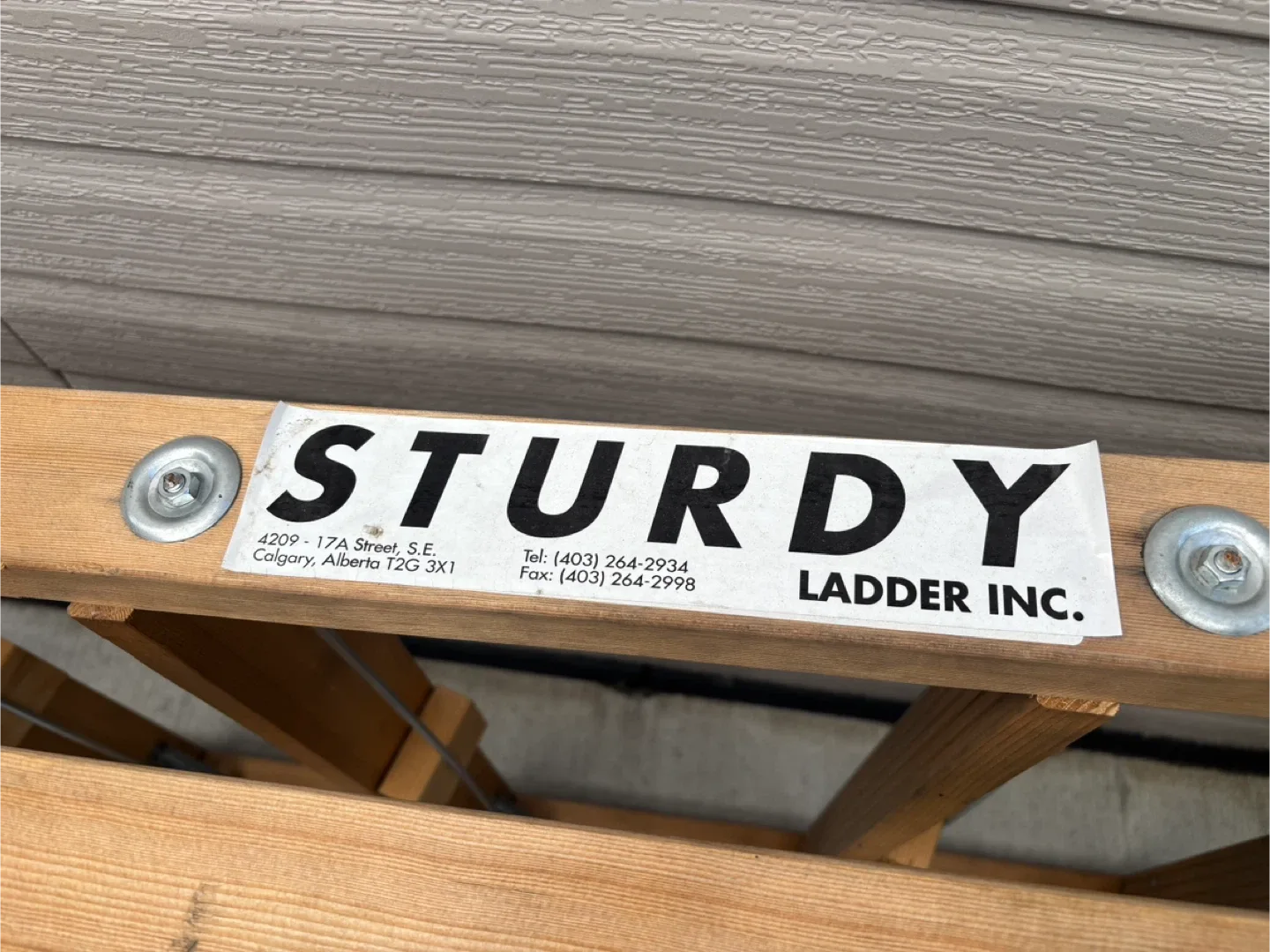Wooden ladder ~ 15 feet tall image indicator(2)