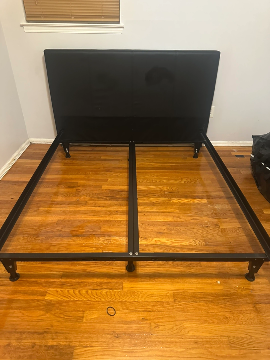 Queen size Black Bed Frame with Headboard