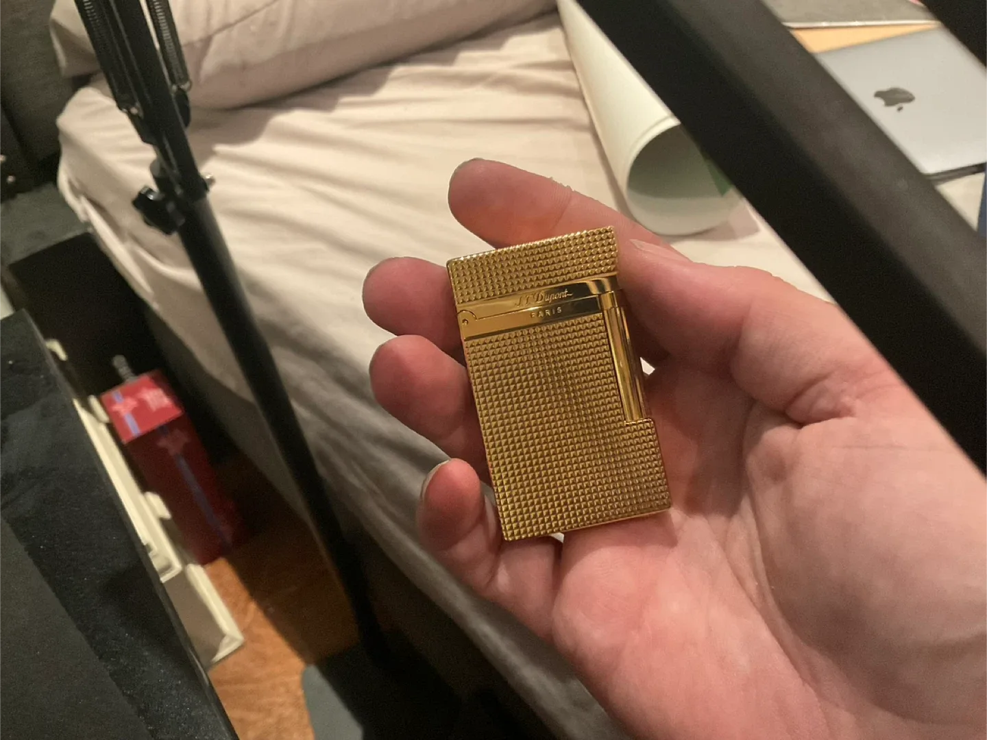 S.T. Dupont Paris Gold Lighter thumbnail