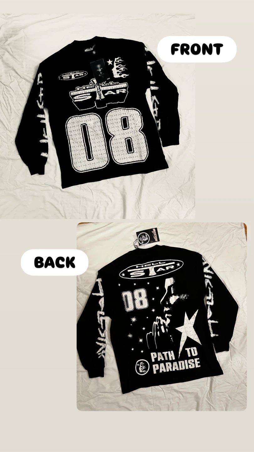 Hellstar shirts,hoodies, sweats. Chrome hearts long sleeve. - photo 4