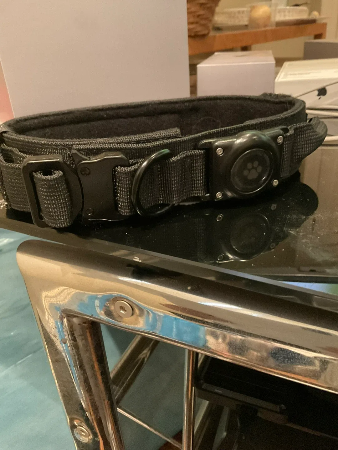 Alyc Buckle-Tactical Dog Collar - Black thumbnail