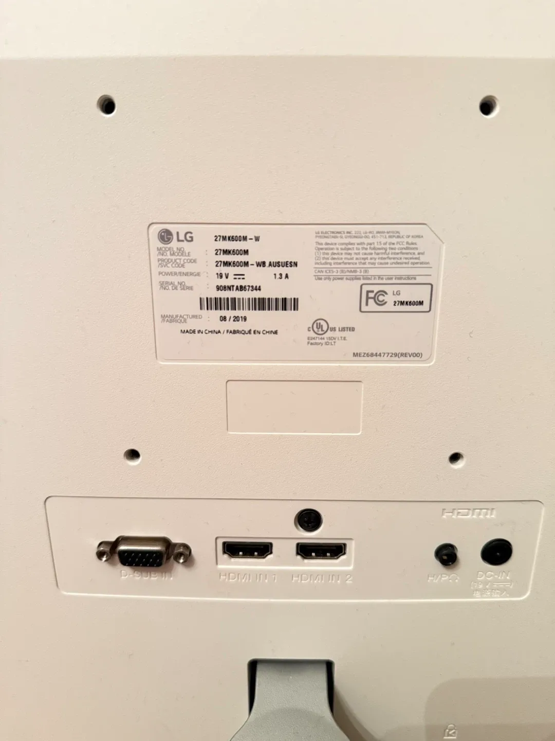 LG 27MK600M 27-inch Monitor image indicator(3)