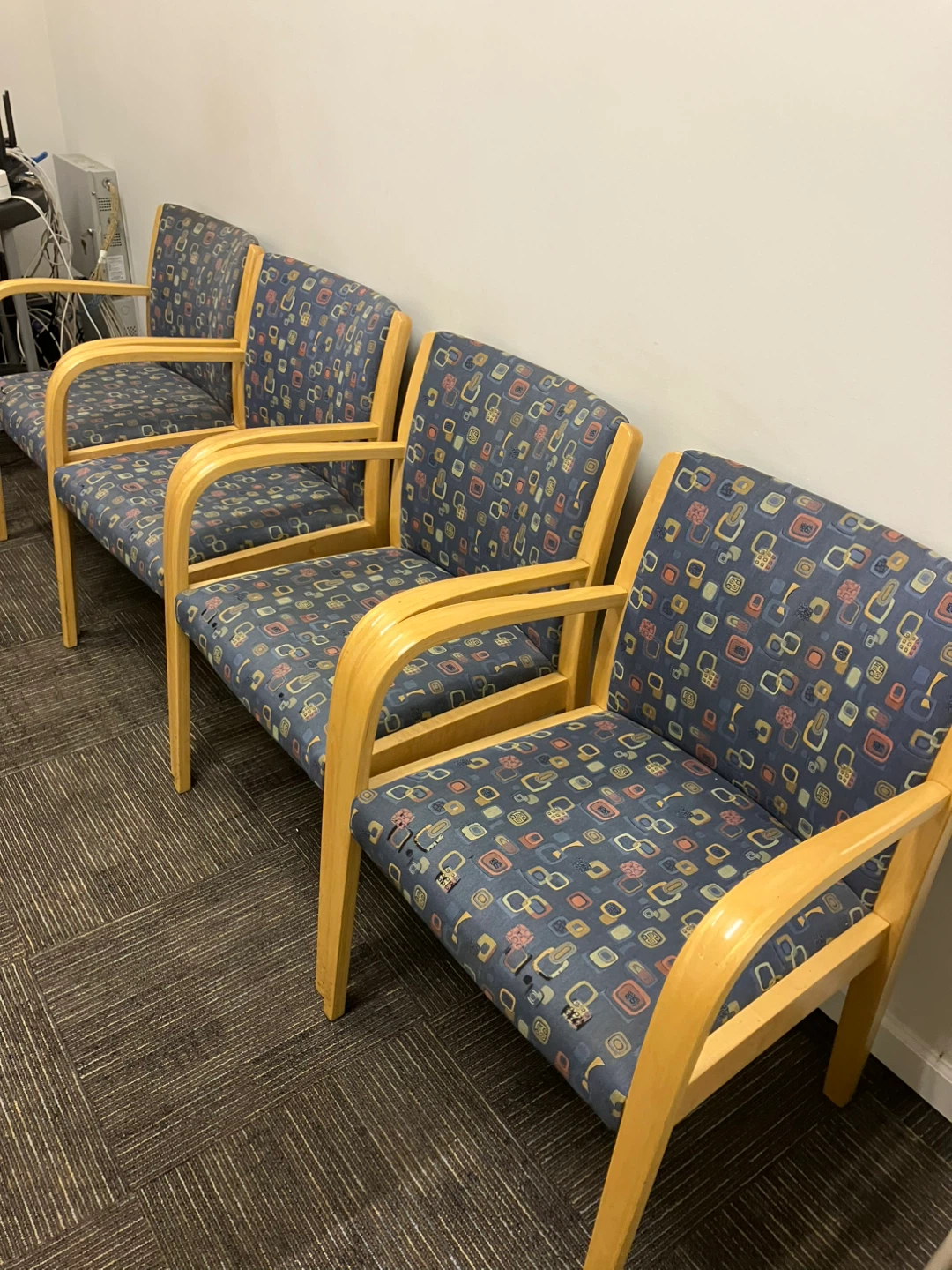Office Waiting Room Chairs - Set of 4