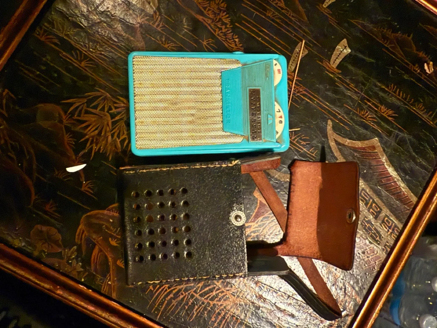 Vintage Regency TR-1 Transistor Radio with Case thumbnail