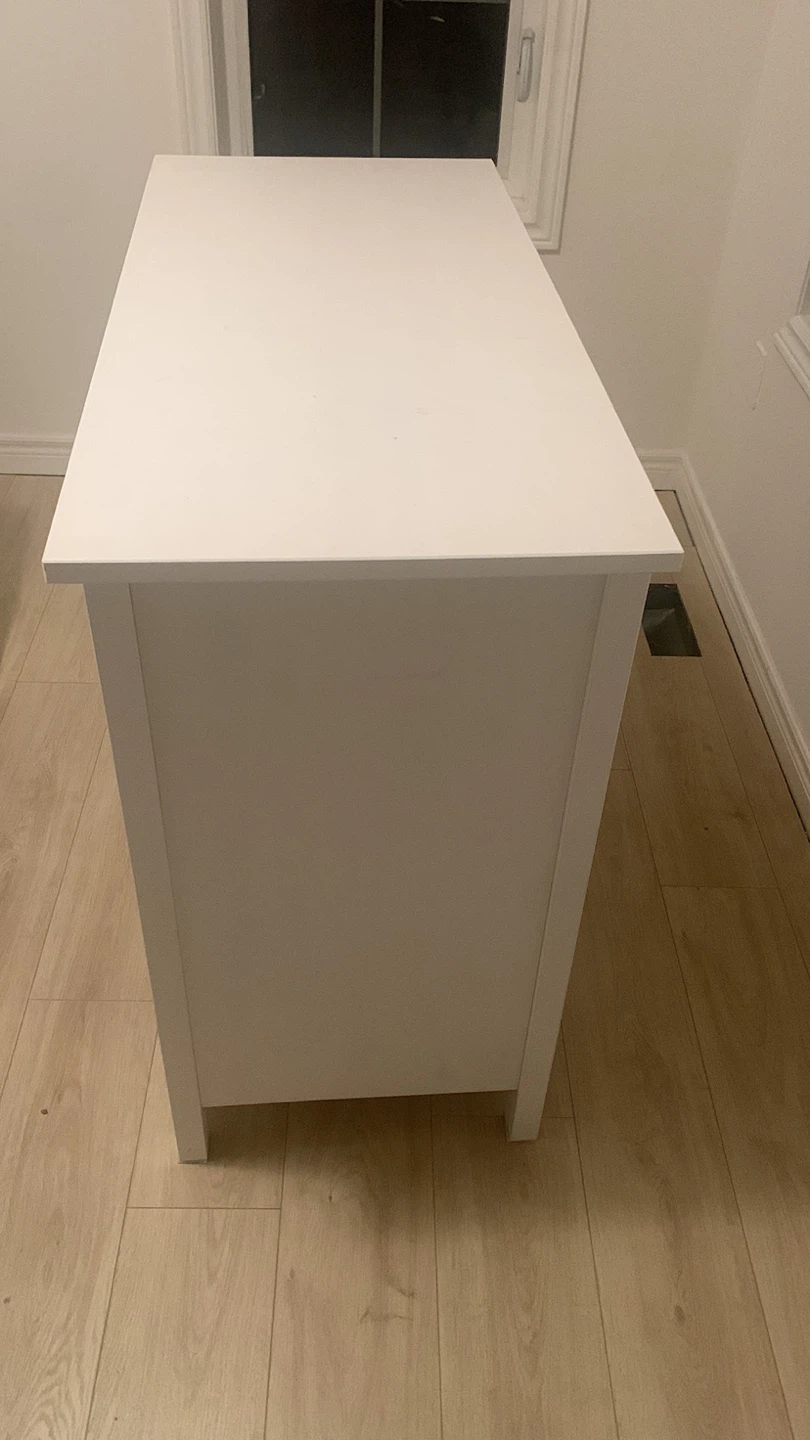 IKEA Hemnes White 3-Drawer Dresser - photo 2