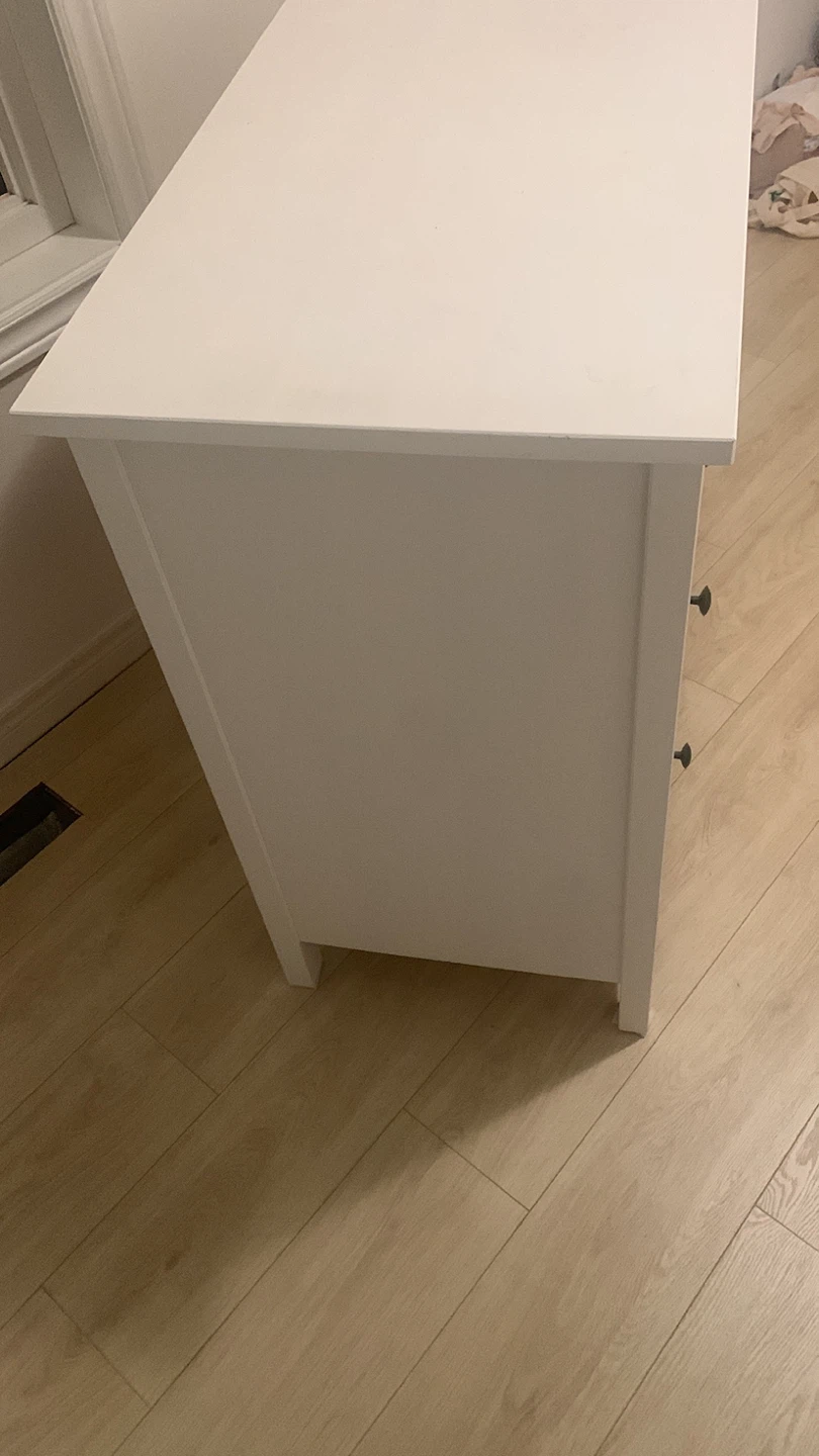 IKEA Hemnes White 3-Drawer Dresser - photo 3