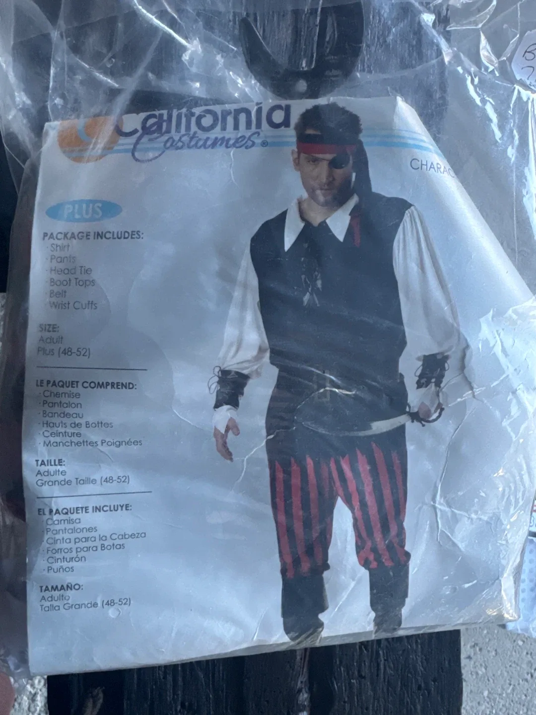 California Costumes Pirate Costume - Adult Plus Size thumbnail