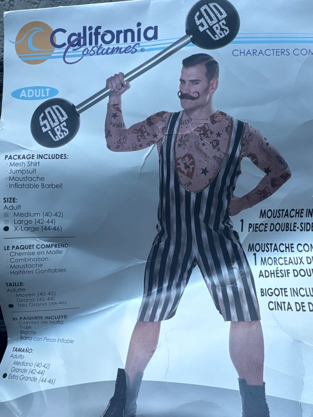 California Costumes Adult Strongman Costume - X-Large