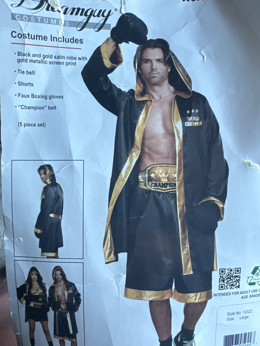 Dreamguy Boxer Costume - Size Large