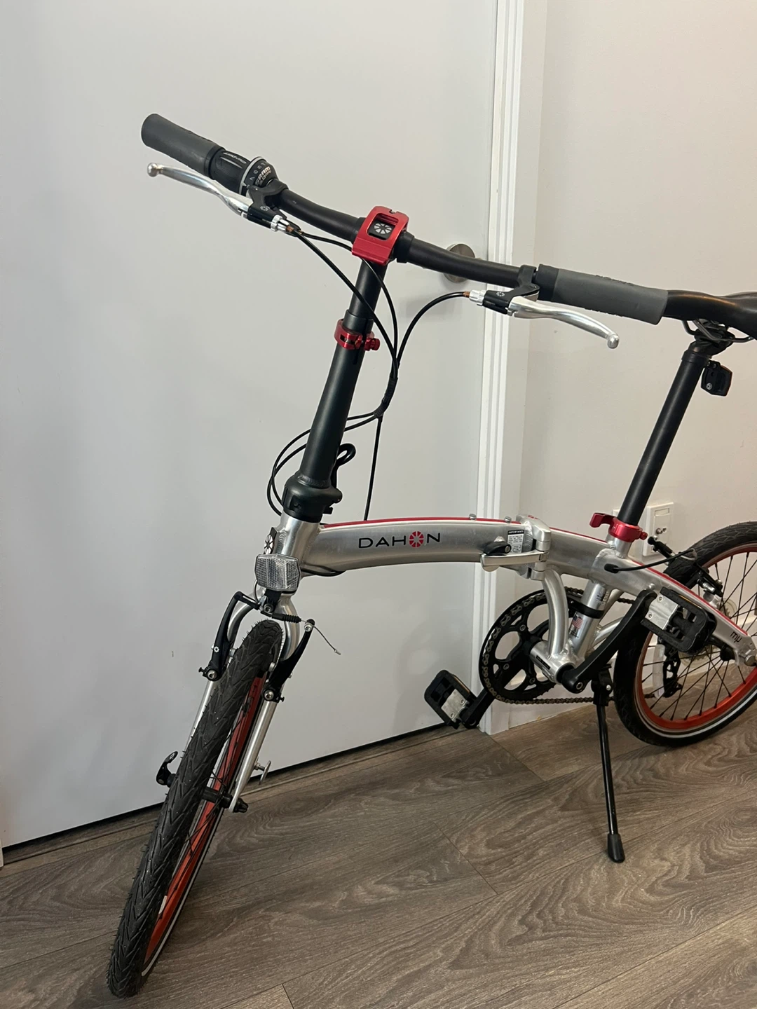 Dahon Folding Bike - Silver and Red - photo 2