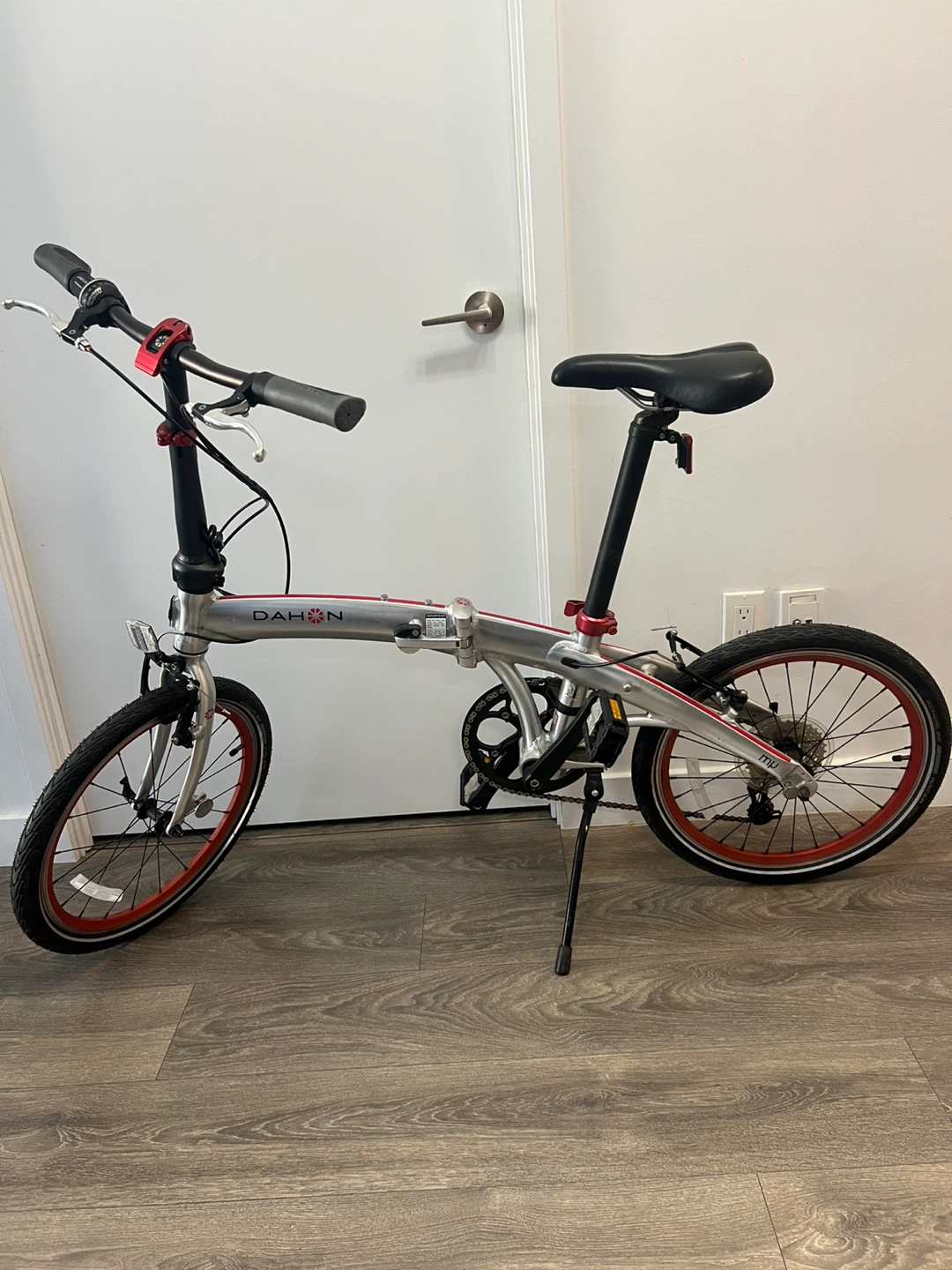 Dahon Folding Bike - Silver and Red