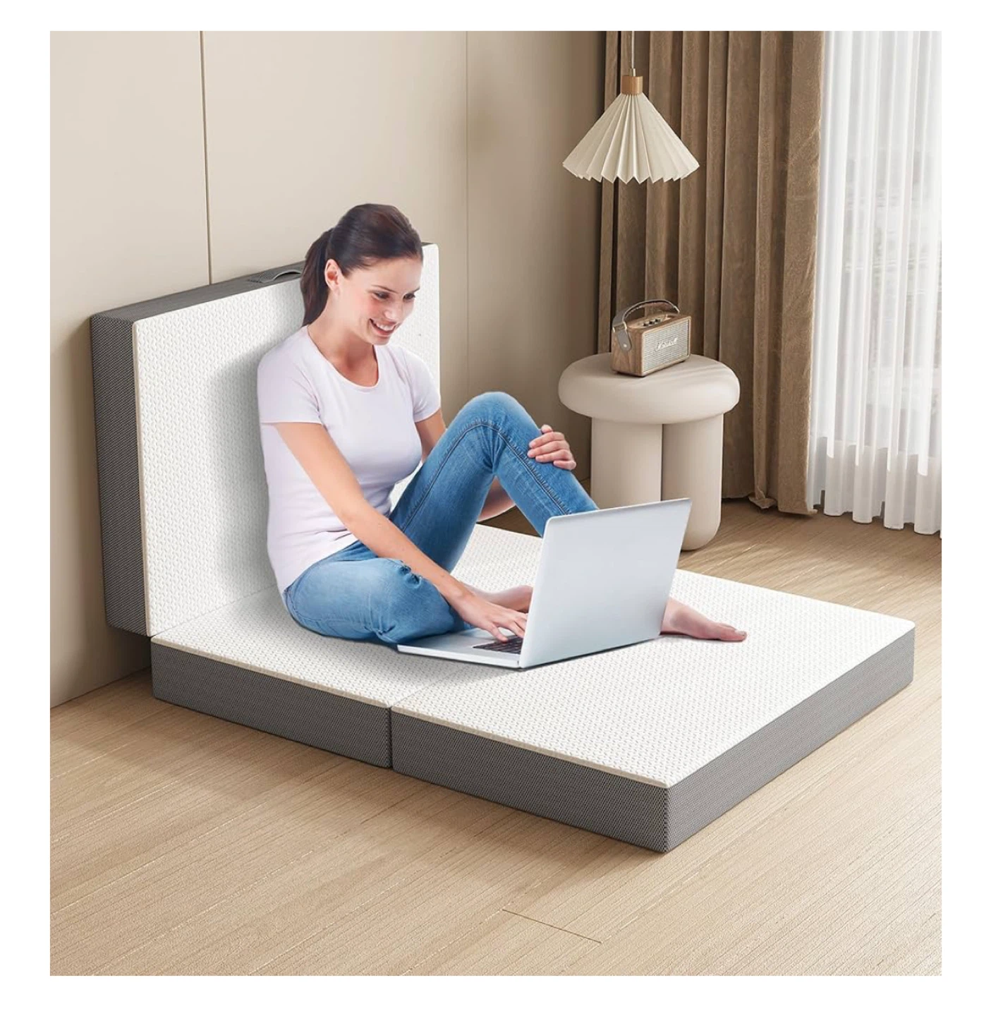 Twin Tri-Fold Mattress- 6” Memory Foam - photo 5