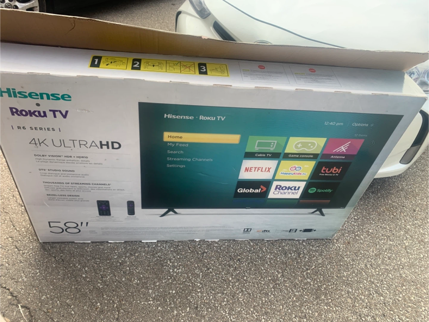 Hisense 58" 4K UltraHD Roku TV - R6 Series