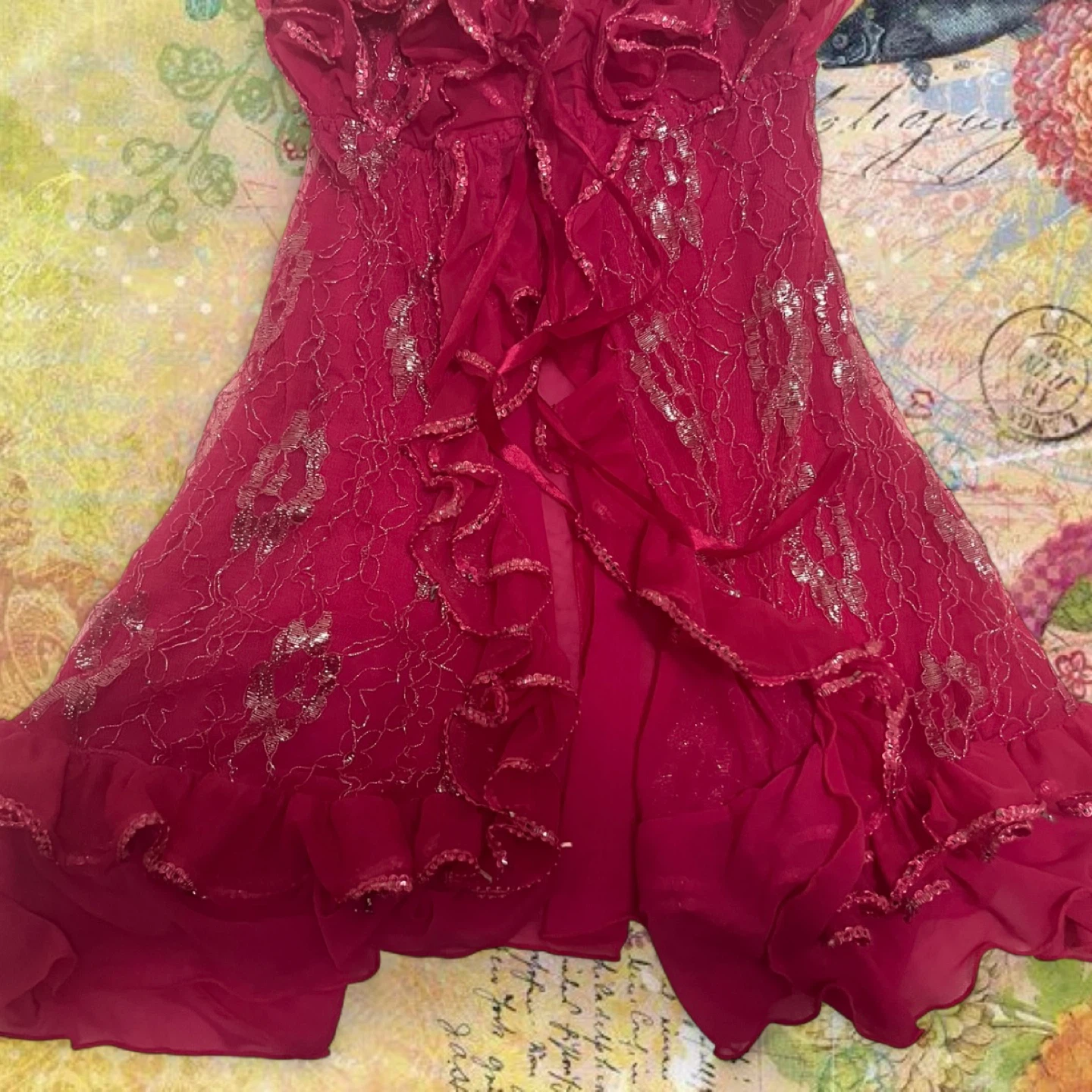Pink Ruffle Y2K Lingerie - photo 3