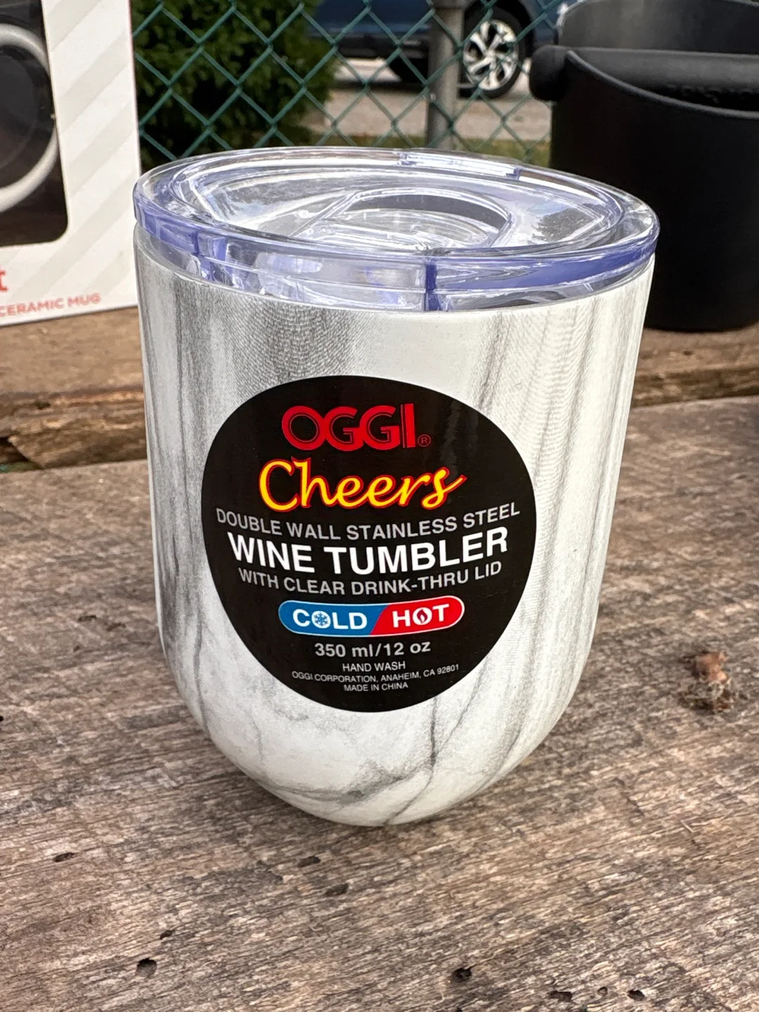 Oggi Cheers Wine Tumbler - 350 ml thumbnail