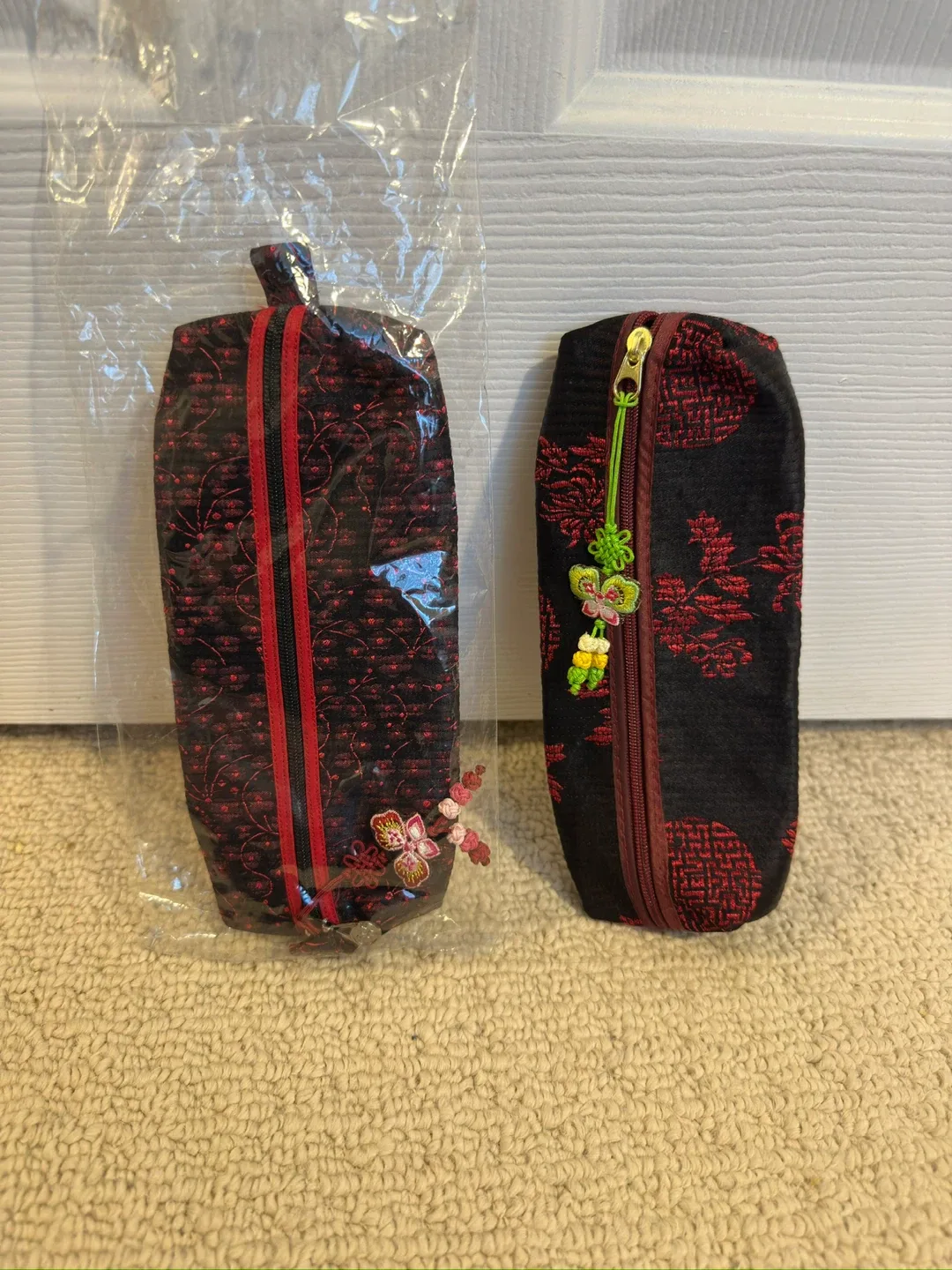 Handmade Floral Zippered Pencil Cases - New thumbnail