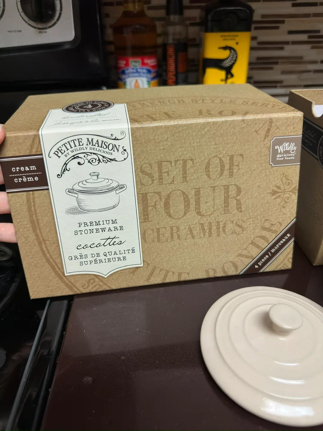 Petite Maison Set of Four Ceramics Cocottes - NEW image indicator(3)