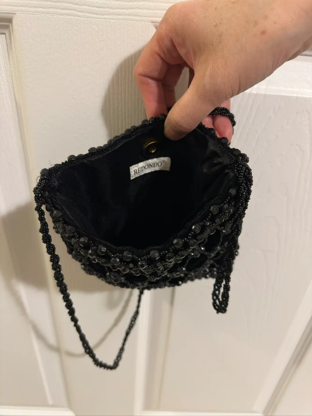 Redondo Black Beaded Evening Bag image indicator(2)