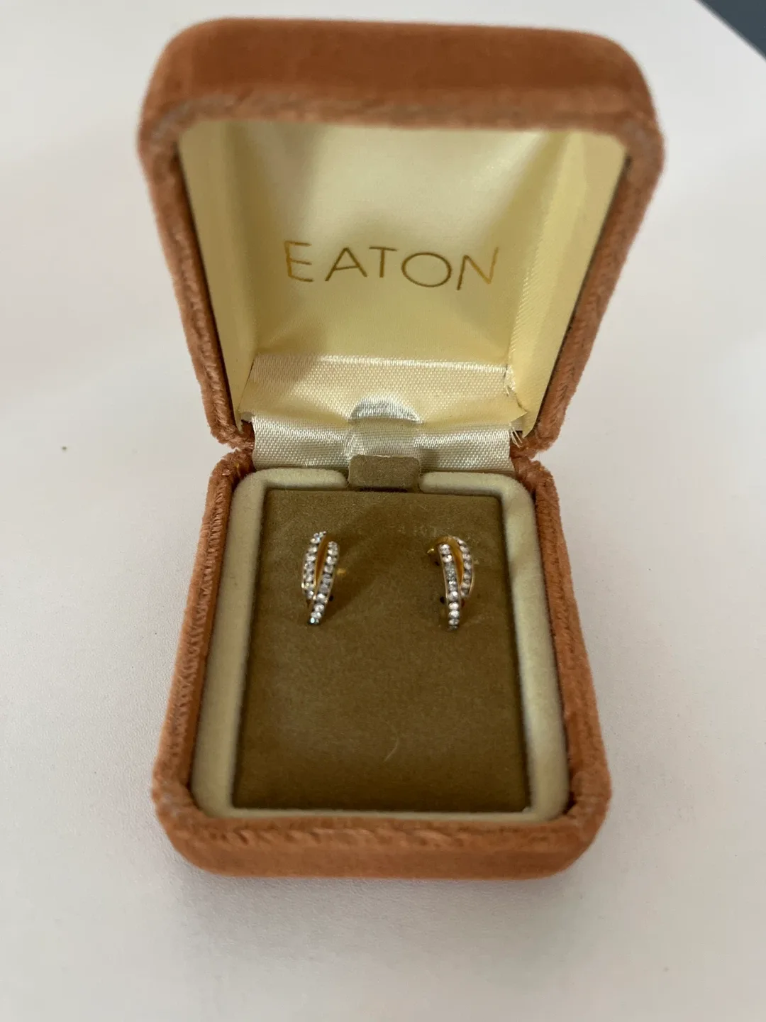 Eaton Gold Tone Earrings thumbnail