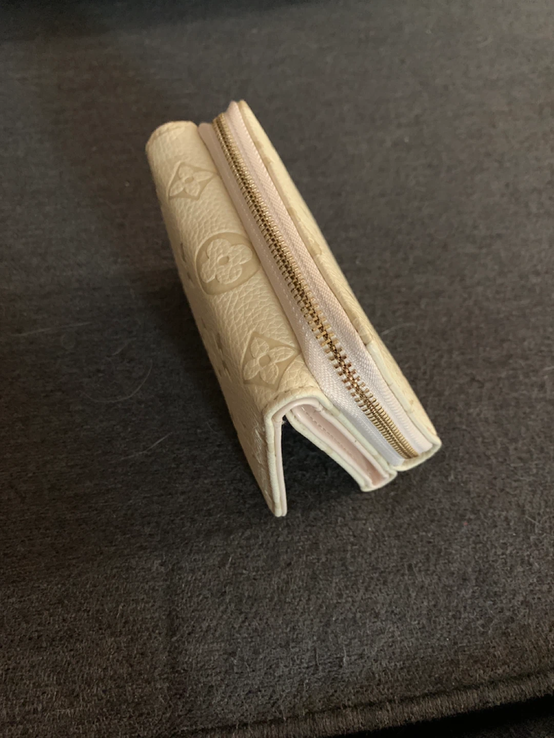 Beige Tri-Fold Wallet - photo 2