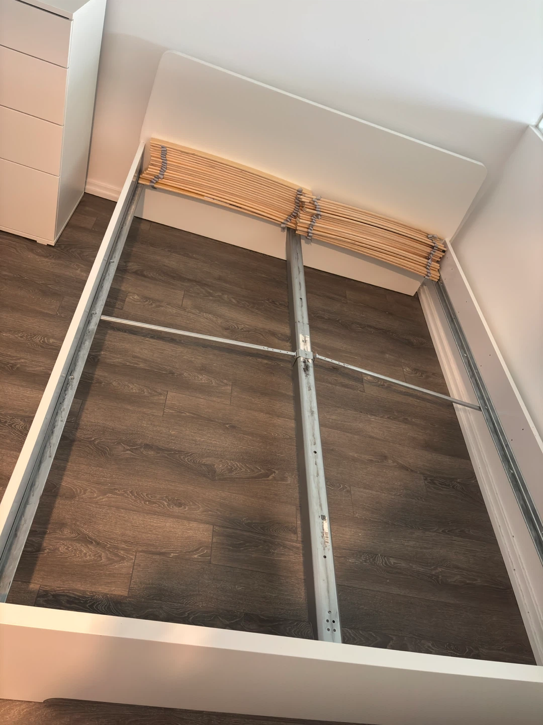 IKEA White Bed Frame - photo 2