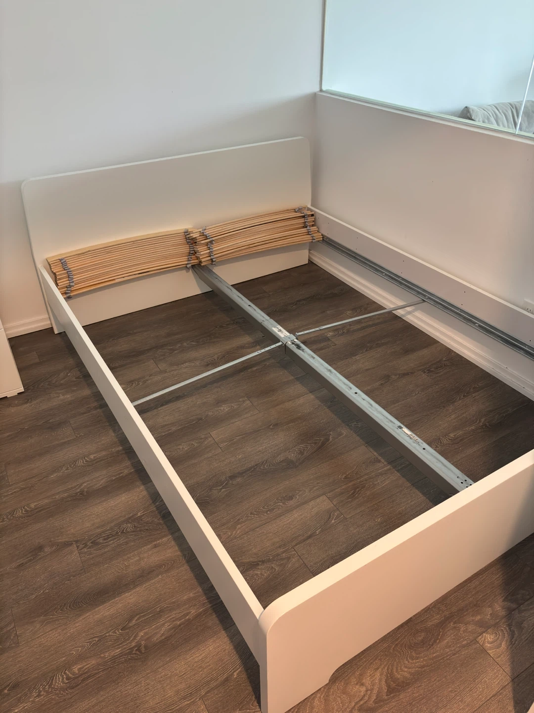 IKEA White Bed Frame