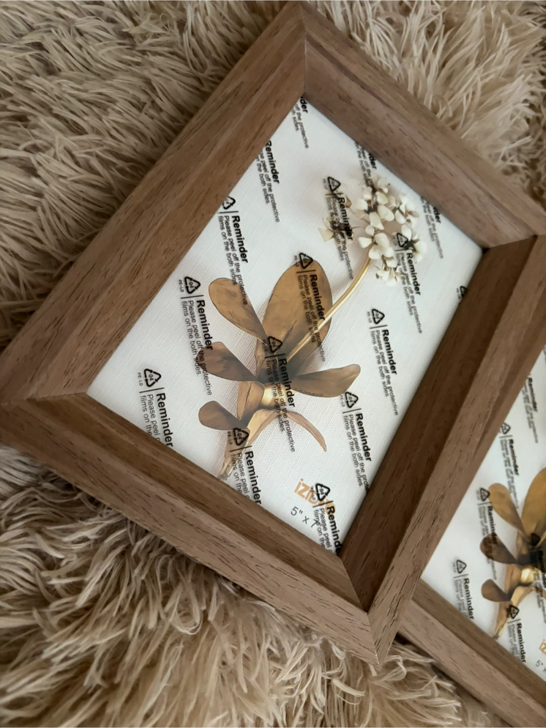 izipix 5x7 Picture Frames - Vintage Brown (2) - photo 2