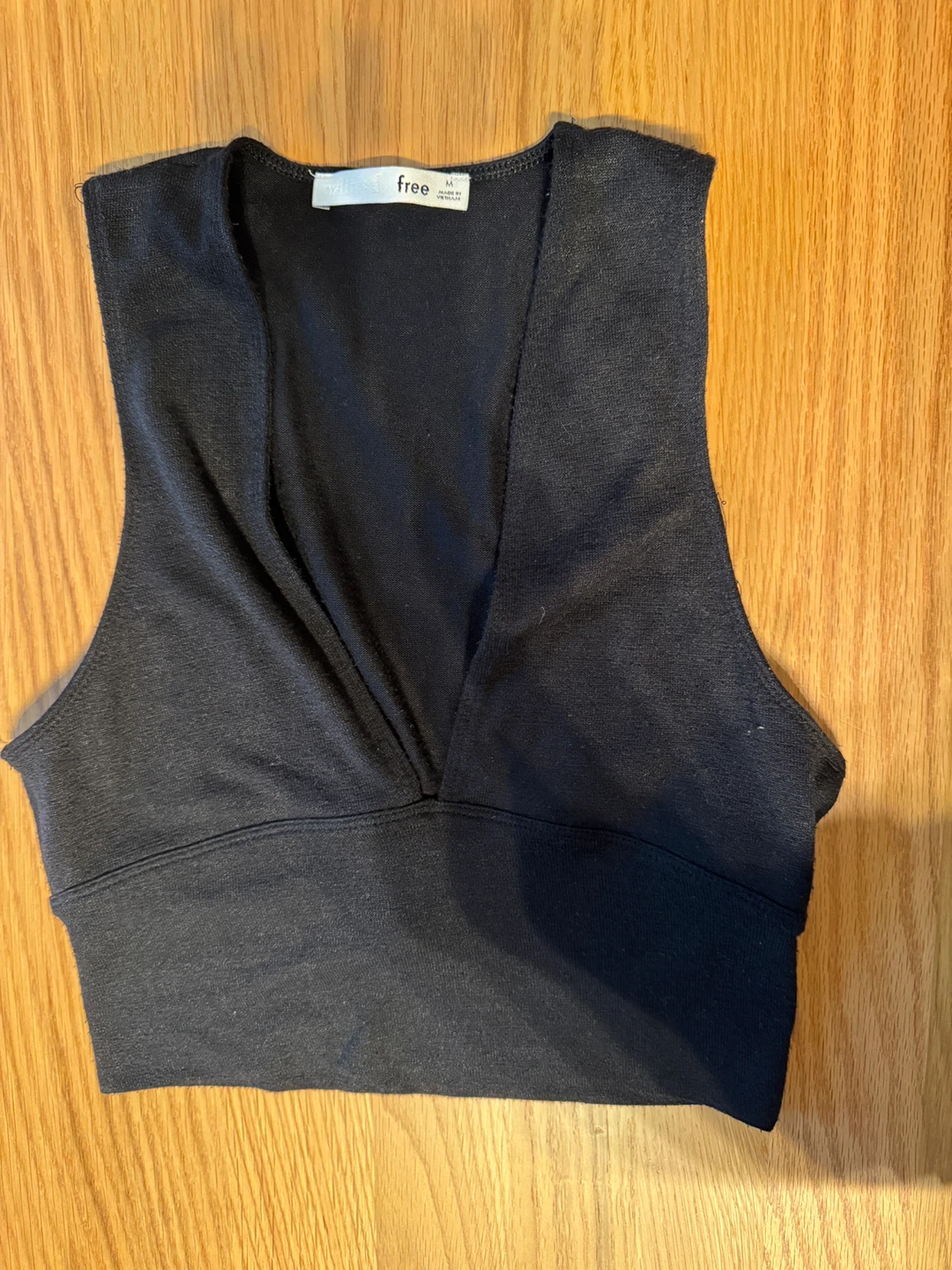 Wilfred Free Black Cropped Top