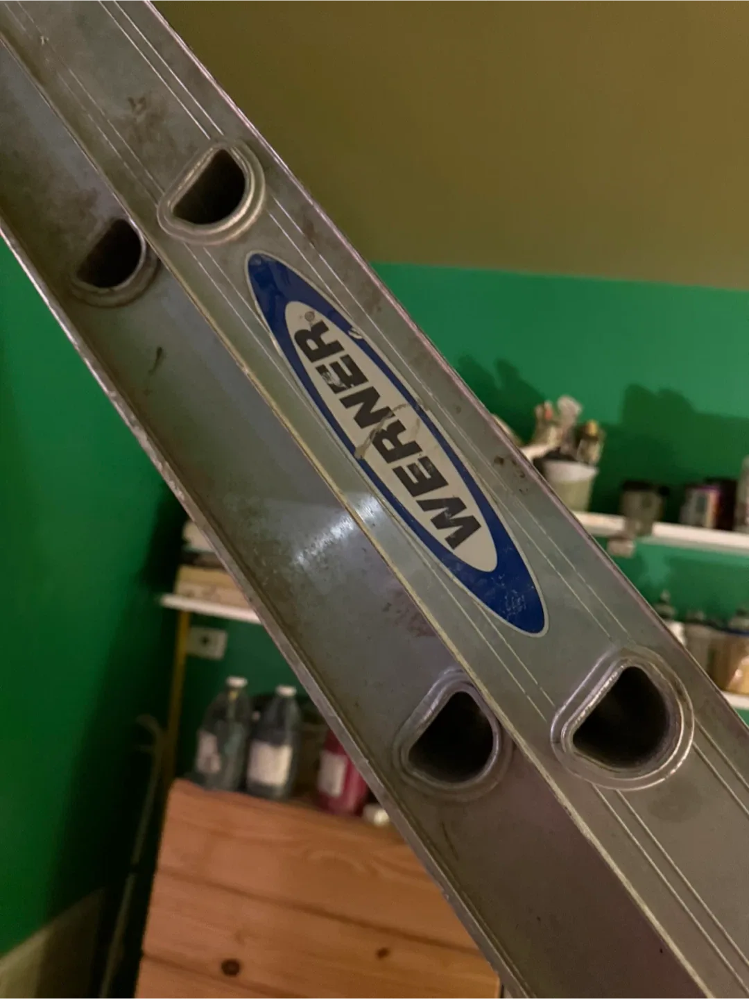 Werner Aluminum Ladder 20ft extension