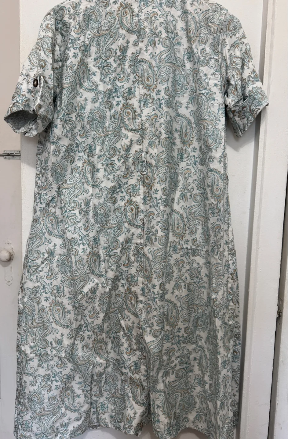 Paisley Print Shirt Dress image indicator(4)