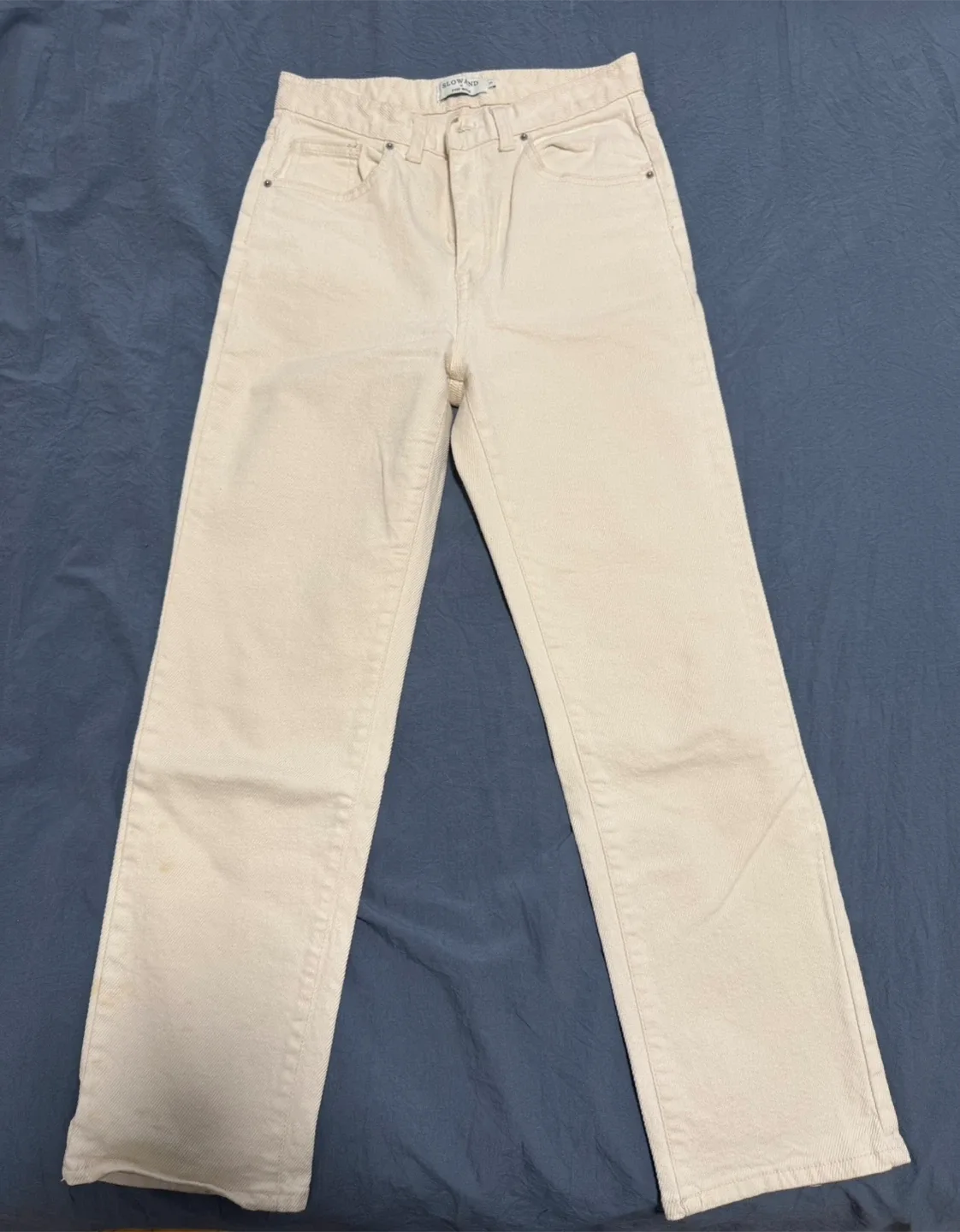 Slowand Your Mood Denim Pants - Size 2 thumbnail