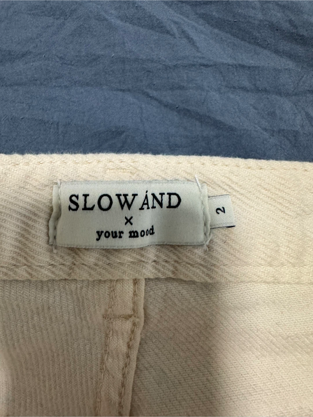 Slowand Your Mood Denim Pants - Size 2 - photo 3