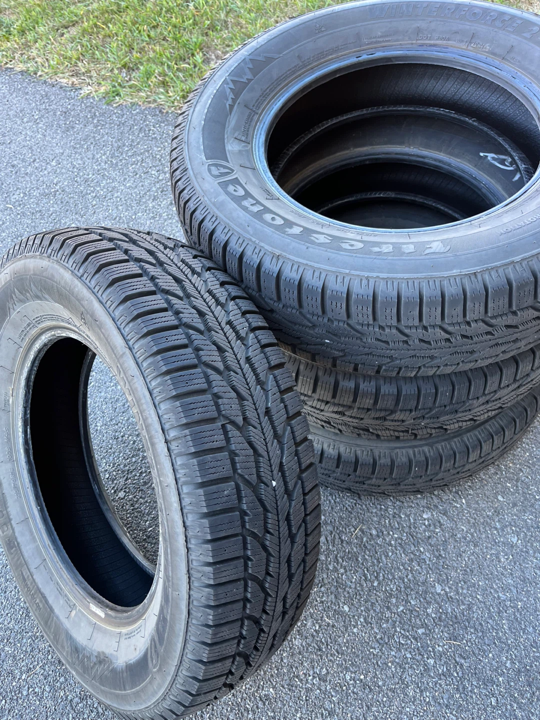 Firestone Winterforce Tires - Set of 4 - 215/70r16