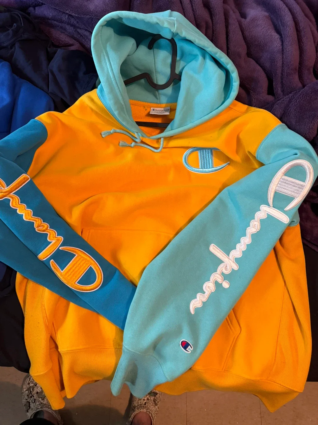 Men Champion Reverse Weave Hoodie - XL