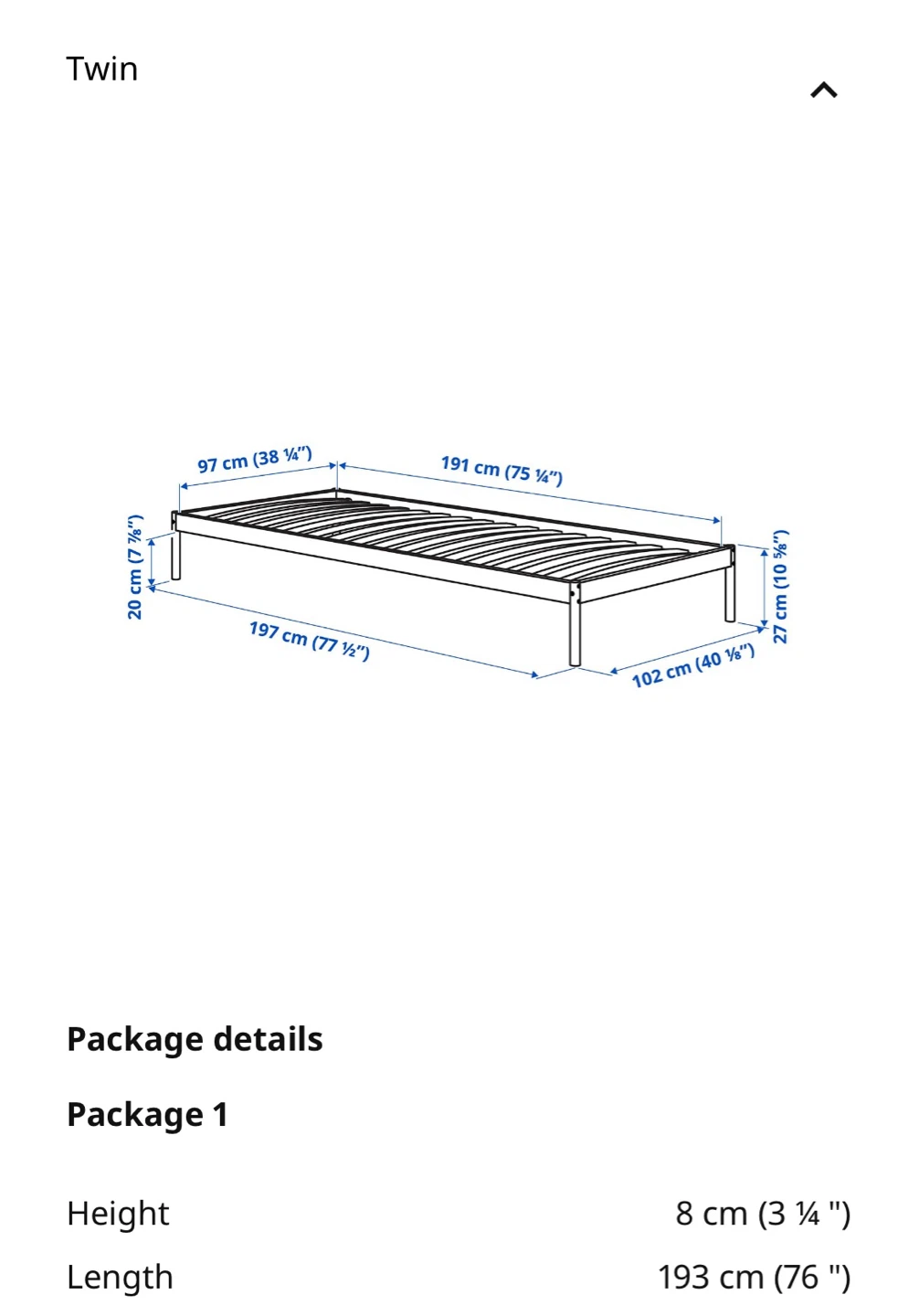 IKEA Twin Bed Frame - photo 2