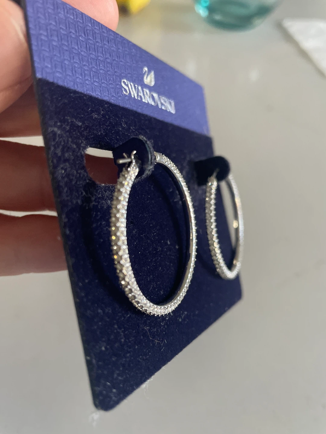 Swarovski Crystal Hoop Earrings - photo 2