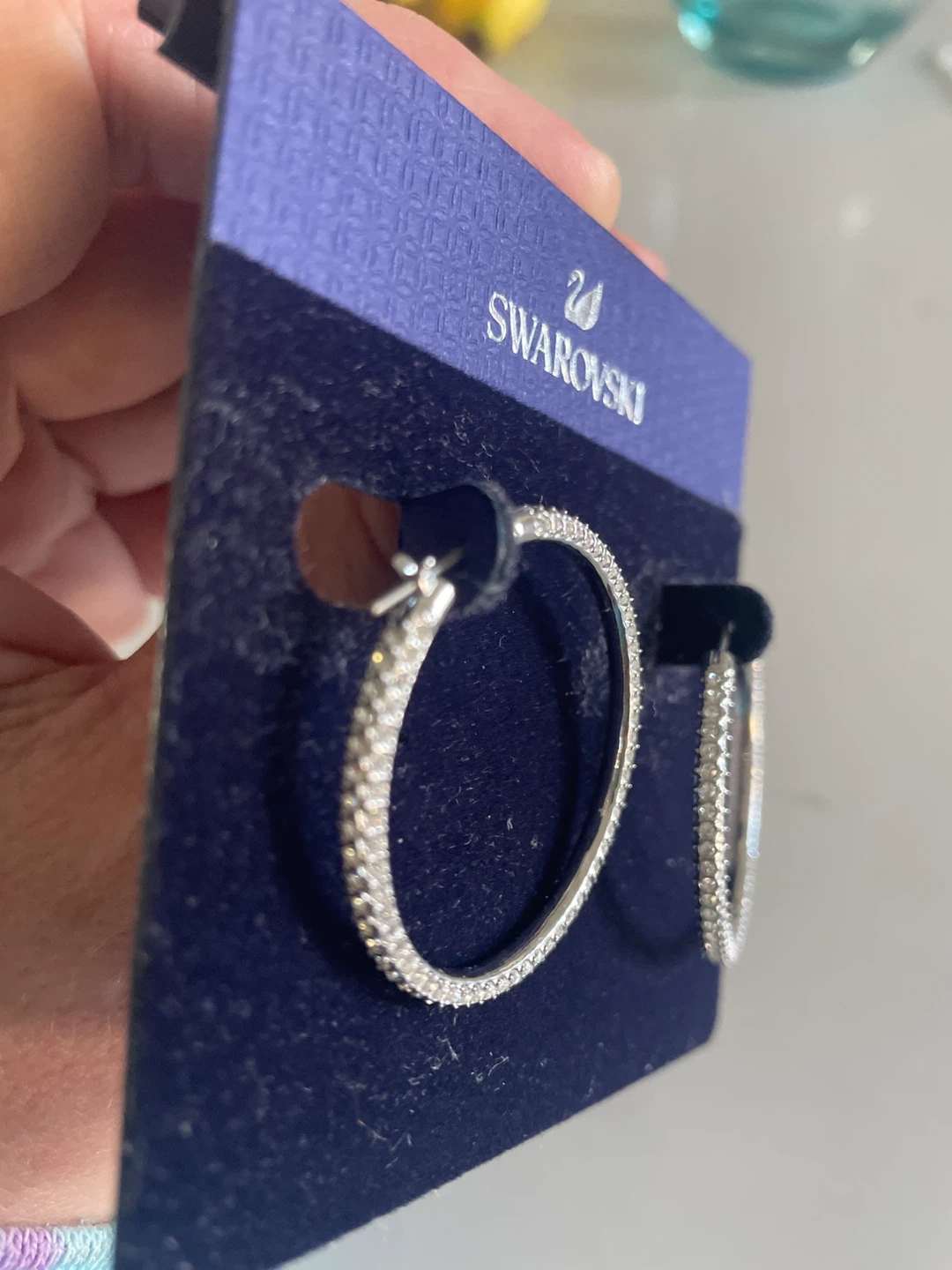 Swarovski Crystal Hoop Earrings - photo 4