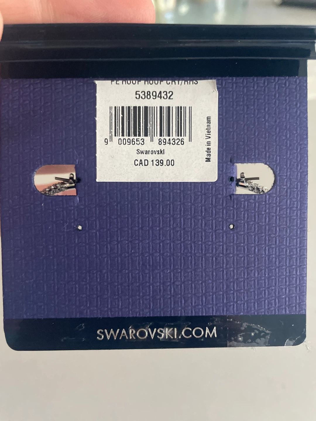 Swarovski Crystal Hoop Earrings - photo 3
